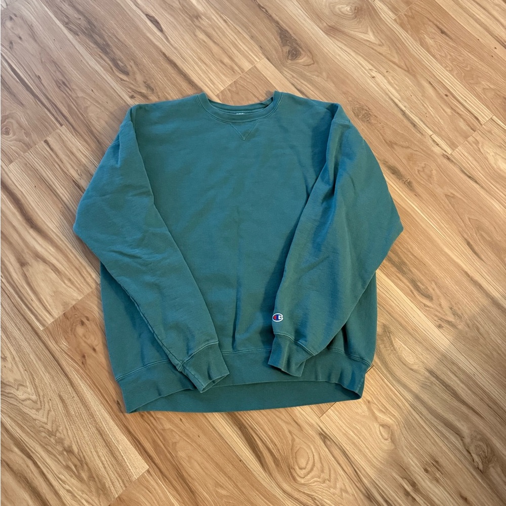 Champion Men's Green Sweatshirt